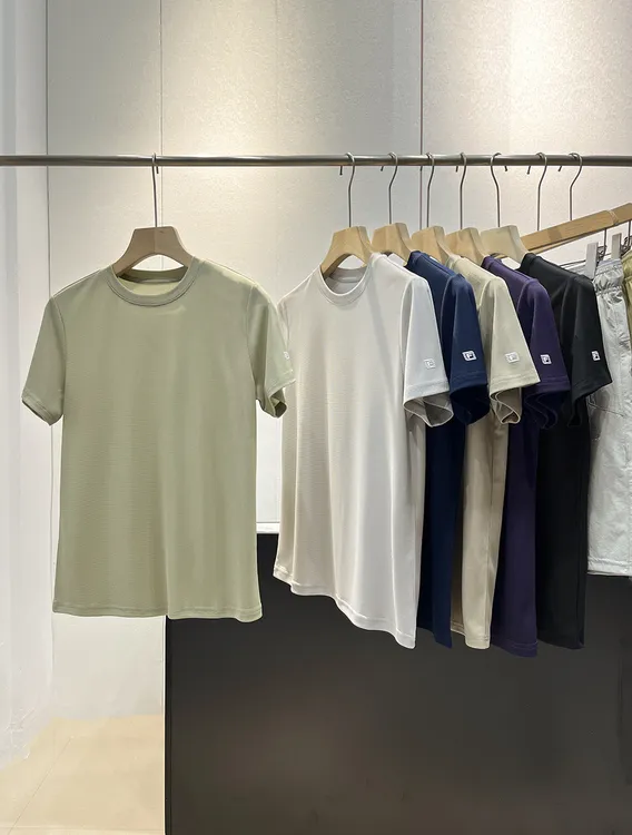 特 黑科技单向导湿！高效速干凉爽 夏透气短袖T恤C10 男女款 H6519