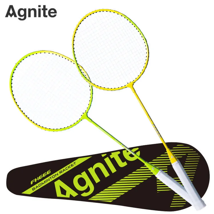 【只发新疆】得力安格耐特FH666铁分体羽毛球拍进攻型设计轻量耐