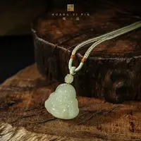 【凰一品】 和田玉晴水佛公18k金 23mm+