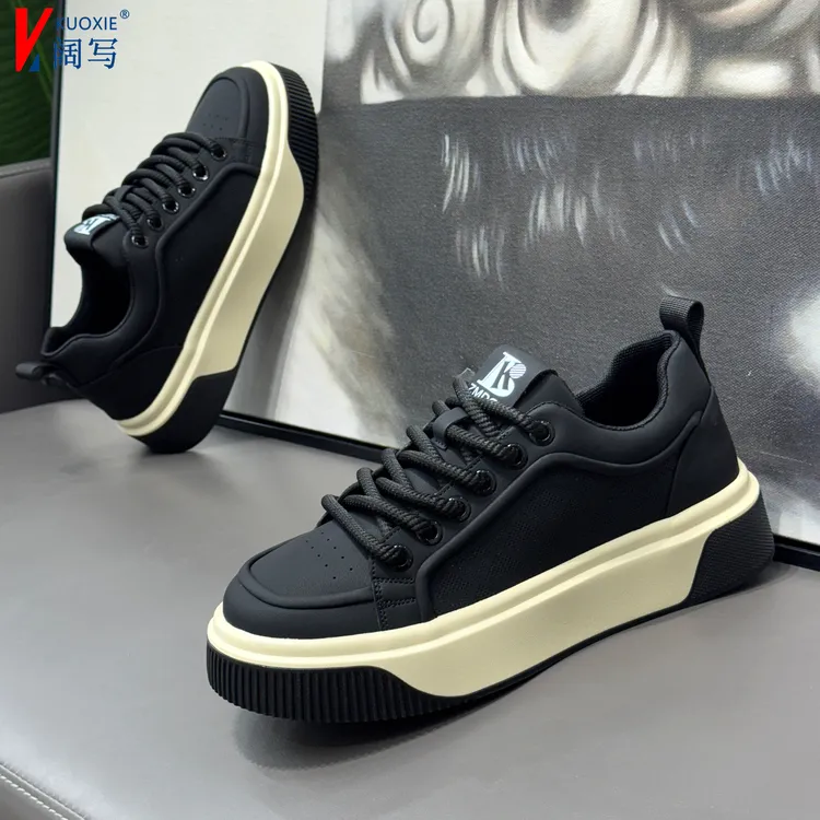 男鞋2025年新款秋季透气板鞋软底低帮运动休闲鞋小白鞋子男士潮鞋