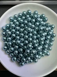 天然珠宝玉石 蓝贝珠Y2120  6mm 50颗（赠弹力线）