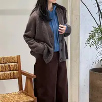 FLORA&AILEY【星线好物】V领宽松开衫C4S35722