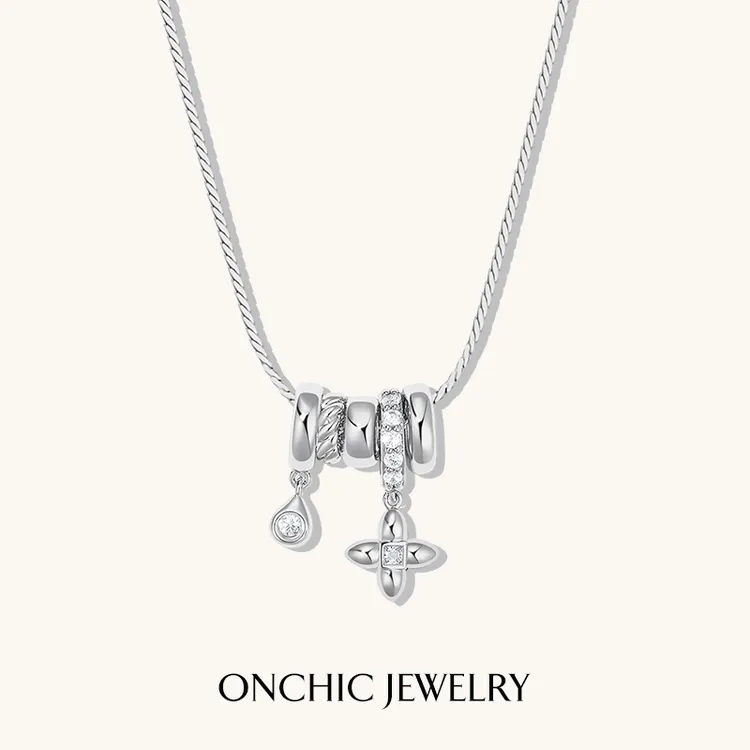 【视频爆款】onchic项链明星同款熠动星环项链女小众轻奢高级百搭锁骨链