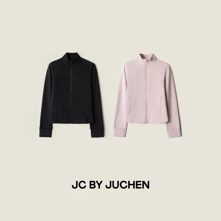 ”都市弧线”高弹支撑柔滑触感运动户外锁温卫衣外套 FW102002-187