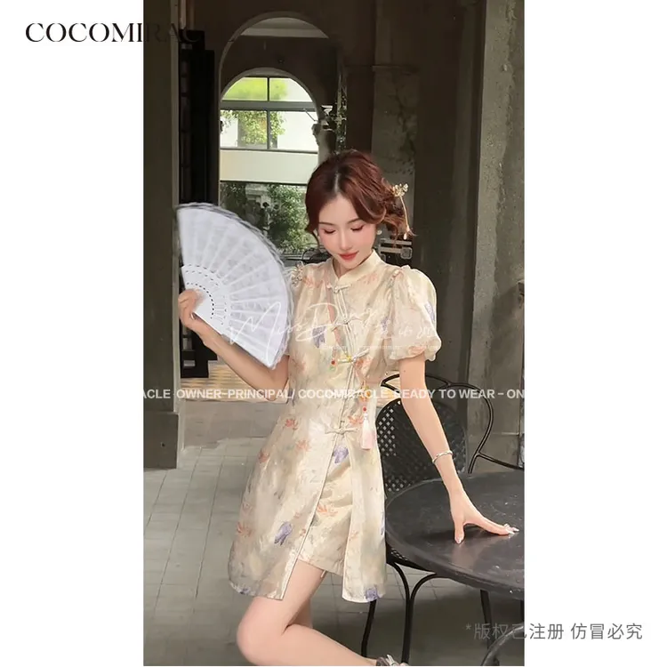 董小姐【玉芙蝶影】 新款国风新中式印花两件套QL3TZ908
