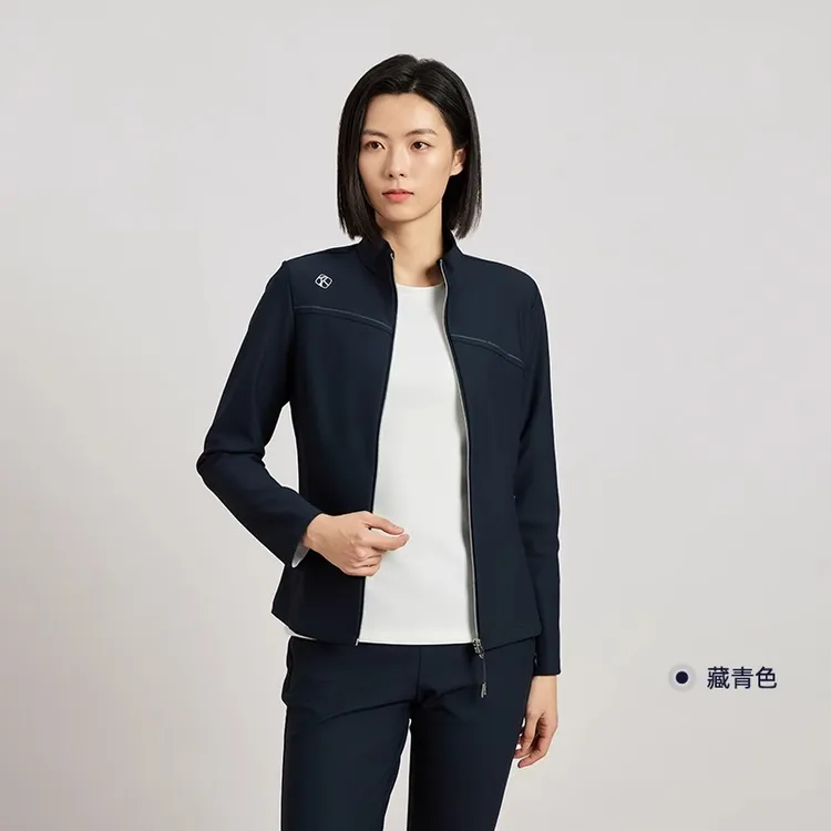 RAPIDO雳霹道2025春秋季女士简约休闲立领修身夹克外套CP5Z76G02