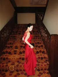 【内购】港风晚宴系列连衣裙女长款露背性感裙子  250208