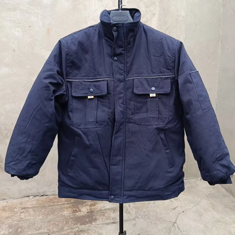 纯棉加厚棉服新款电网工作服男女棉衣电焊汽修车间工厂服棉袄