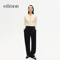 【商场同款】edition2025冬季新款收脚直筒绵羊毛西裤#EBE4PAT008