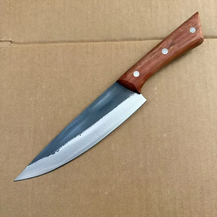 手工锻打夹钢剔骨分割扒皮猪肉刀