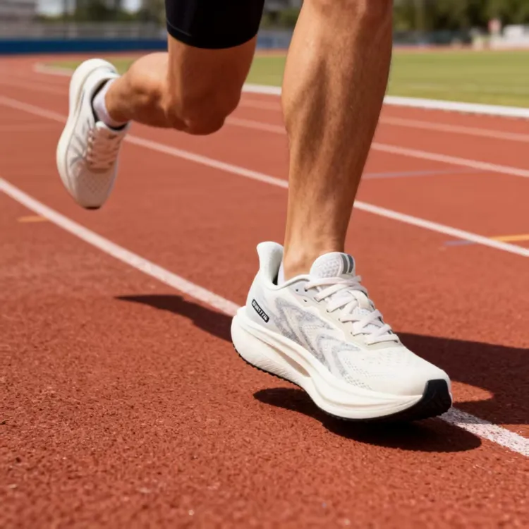 钻石特斯拉秋季耐磨减震情侣跑步鞋透气防滑跑道网面公路男鞋