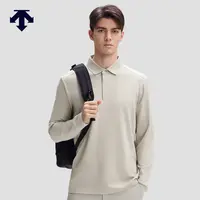 DESCENTE迪桑特DUALIS系列都市通勤男士长袖POLO衫新品D5431DPL88