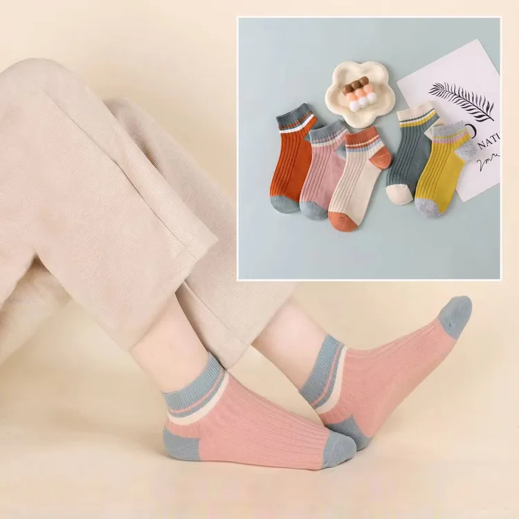 女士春夏夏季新款短筒袜棉防臭袜吸汗透气百搭运动防臭跑步袜子