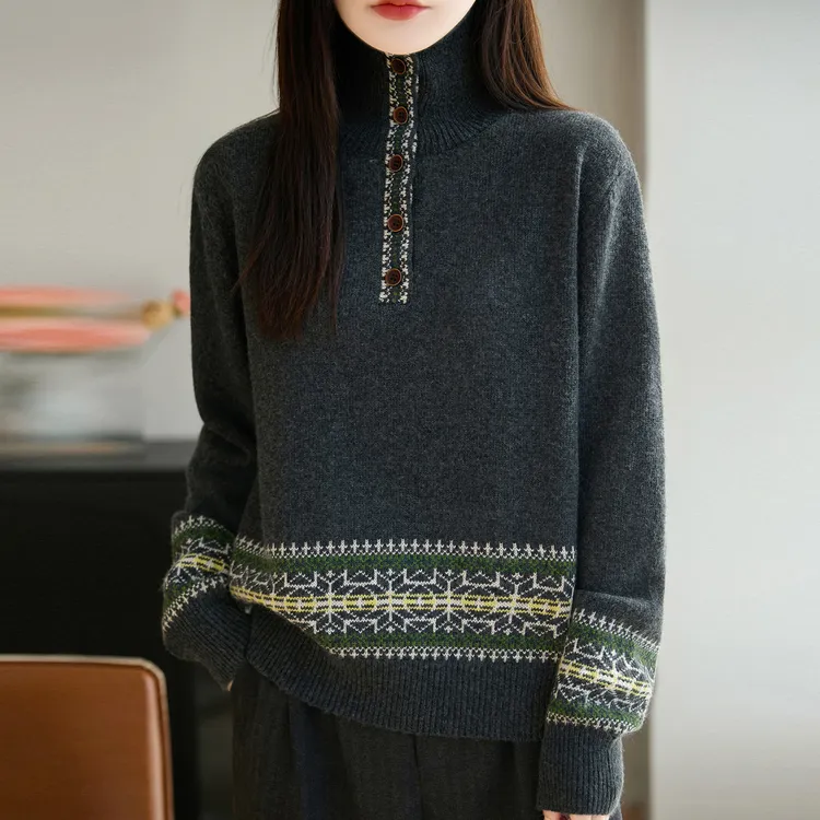 胖mm秋冬特大码高领女士毛衣遮肚子显瘦上衣高级感内搭针织打底衫