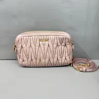 95新 MIU MIU/缪缪 粉色单肩包1205 0322