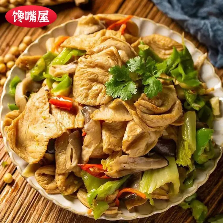 山东豆制品干货特产蛋白肉火锅食材大全凉拌素鸡翅素肉豆耳