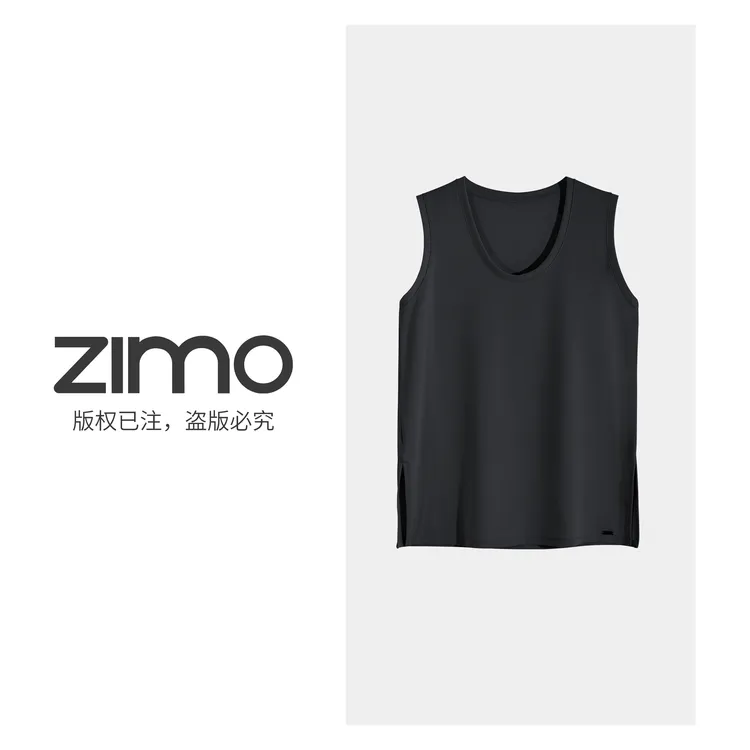 女士运动背心铅笔灰677-zimo-运动背心瑜伽健身跑步外穿YFBX677