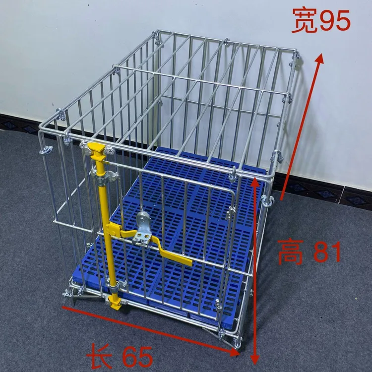 狗笼大型中型犬钢筋加粗热镀锌实心钢筋猛犬笼宠物笼室内外可用