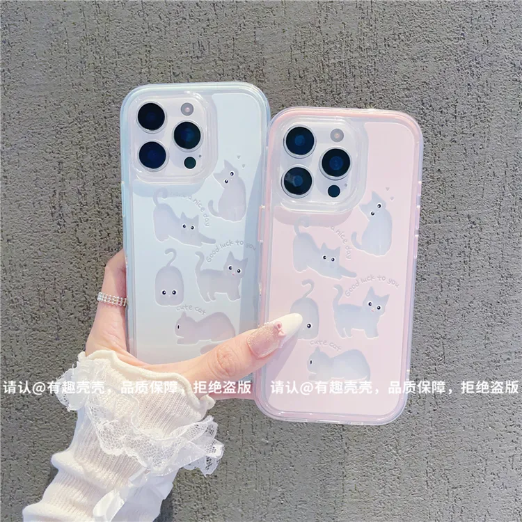 三合一炫彩适用苹果iPhone17/华为荣耀/OPPO/VIVO/小米手机壳爆款