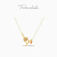 TWINS LULU 镀k金 国潮【寒天】复古新中式珠项链TSJ9543