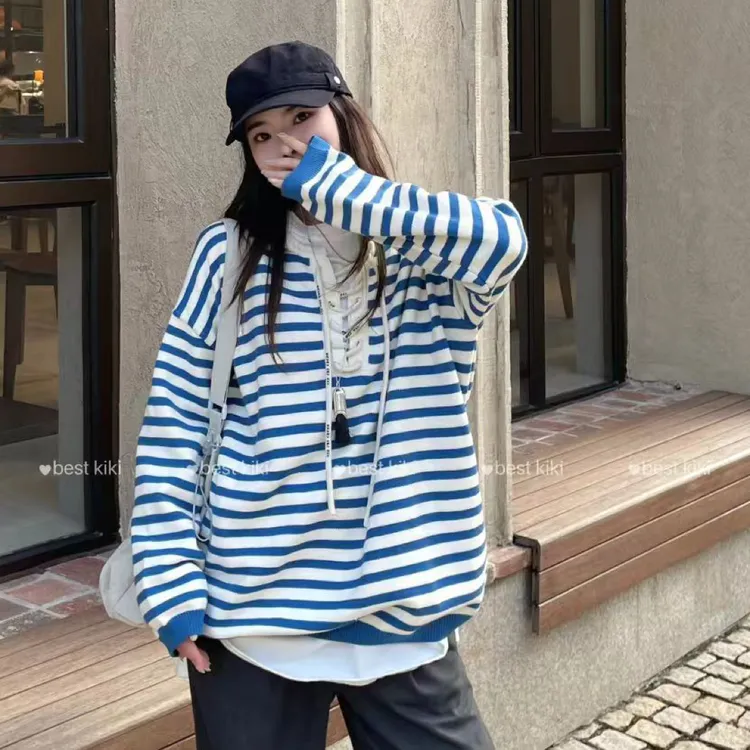  | 大大 | KiKi家 | 91857#系绳套头毛衣卫衣T恤 |              