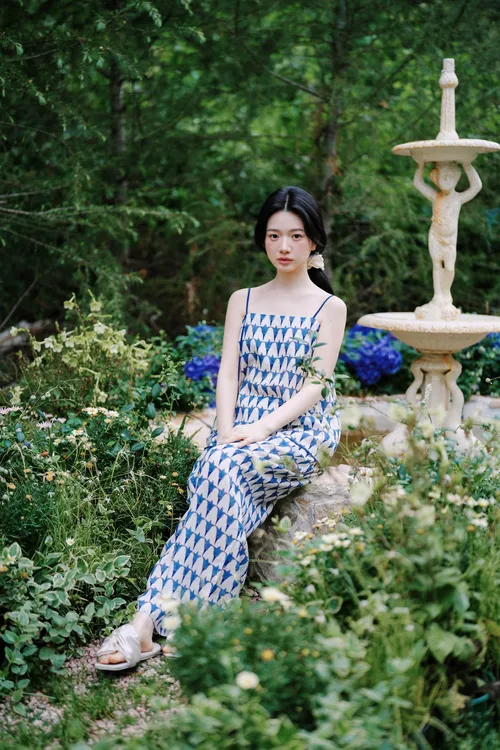 《蟲子姐姐专属》朵朵可可 251-024 睡衣女25春夏天丝麻吊带家居服