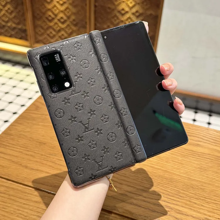 适用华为Matex2手机壳新款磁吸中轴保护壳时尚x2典藏版潮牌印花壳