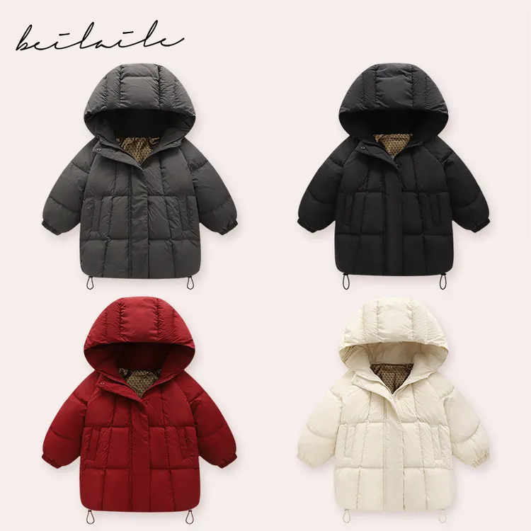 【三防石墨烯长款羽绒服 小乐妈咪】婴儿羽绒服男女宝宝儿童外套J21