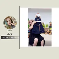 【2503】格#时尚工装高腰半身裙【配皮带】