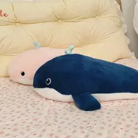 可爱鲸鱼海豚毛绒玩具海洋动物公仔抱枕女生生日礼物