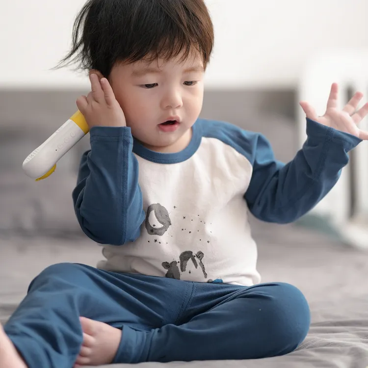 居家卡通秋衣裤清新秋季吸汗秋冬男孩男童保暖休闲家居服套装