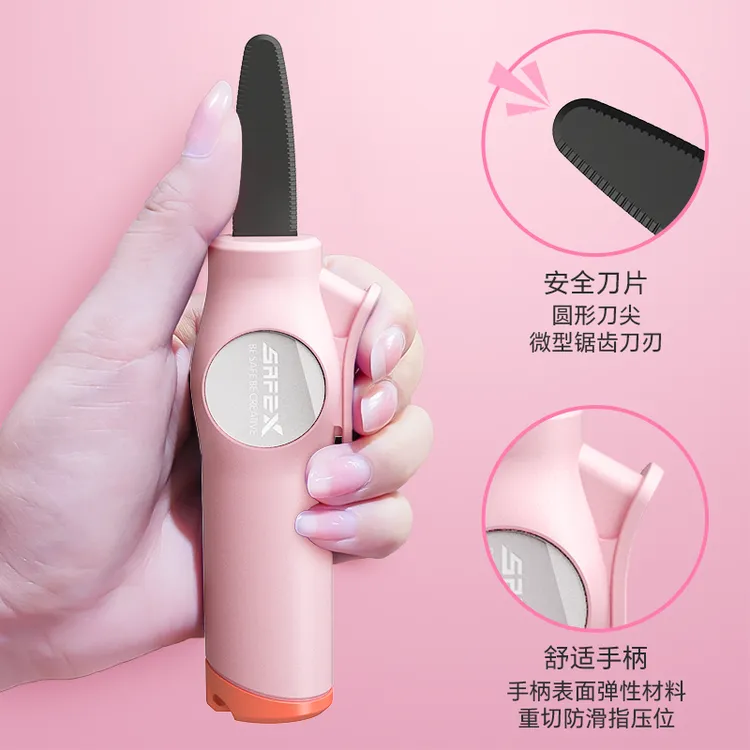 SAFEX重型不锈钢开箱刀安全耐用拆快递刀割特氟龙美工刀高颜值