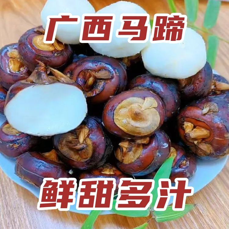 广西正宗水果马蹄荸荠地粟地梨新鲜现挖香甜多汁脆甜可口农家特产