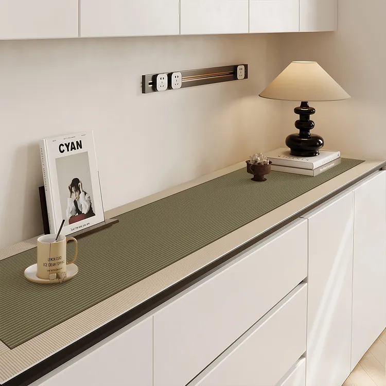 简约现代餐边柜桌垫防水防油免洗玄关柜台面保护垫鞋柜桌面防脏垫