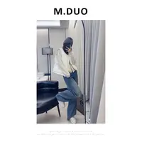 M.DUO 时尚宽松休闲秋冬简约纯色90白鸭绒羽绒马甲2159