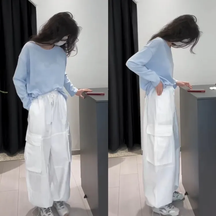 2025春夏新款时尚显瘦气质女士网红洋气两件套百搭款D6686