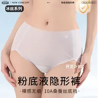 【乐乐乐专属】粉底液冰丝隐形裤无痕大包臀款女士内裤【升级款】