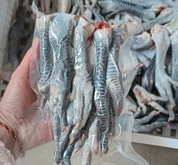 新鲜精品大号乌鸡脚黑鸡脚乌鸡爪黑鸡爪