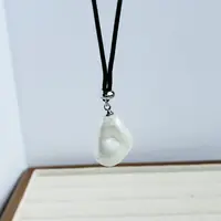 铜项链 巴洛克法式高级感休闲时髦黑绳可调节颈链毛衣链