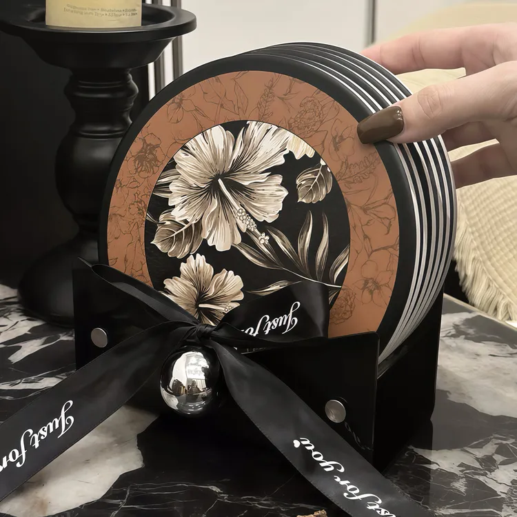 金卡佰耐热陶瓷锅垫厨房耐高温高级感餐桌饭桌创意中古风防烫垫子