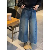 QiongQiong人手款!绝绝子小个子不压身的高腰显瘦直筒八分牛仔裤
