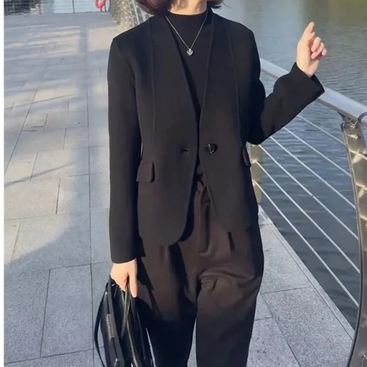 显瘦百搭宽松气质修身时尚百搭女式外套