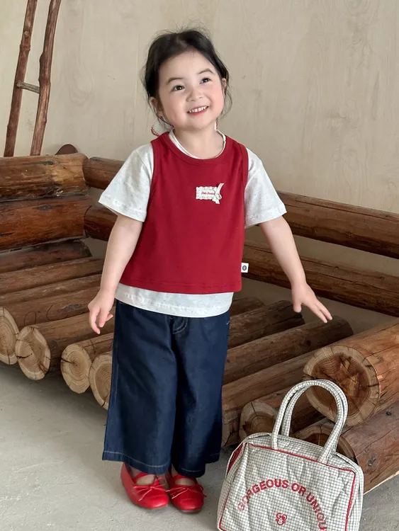 套装女韩版薄款夏季休闲风三件套夏装纯棉屁帘荷叶边牛仔裤