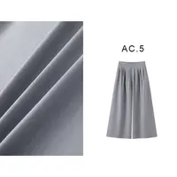 Jinlin-“朝花夕遇”纯色拼接宽松经典轻奢秋季百搭裤子WPX25A0205