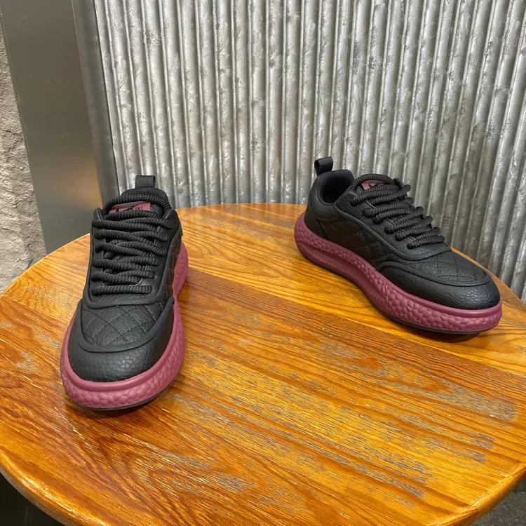 板鞋运动休闲鞋素面时尚休闲鞋运动鞋男鞋黑色男士秋冬新款加绒