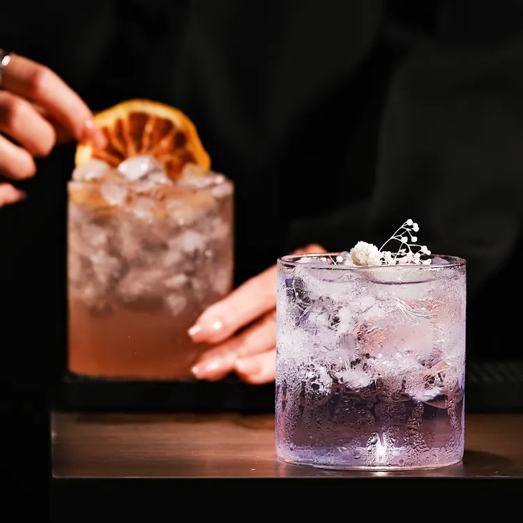 超薄斜身柯林杯HighBall杯嗨棒杯鸡尾酒杯金汤力杯海波杯饮品杯子