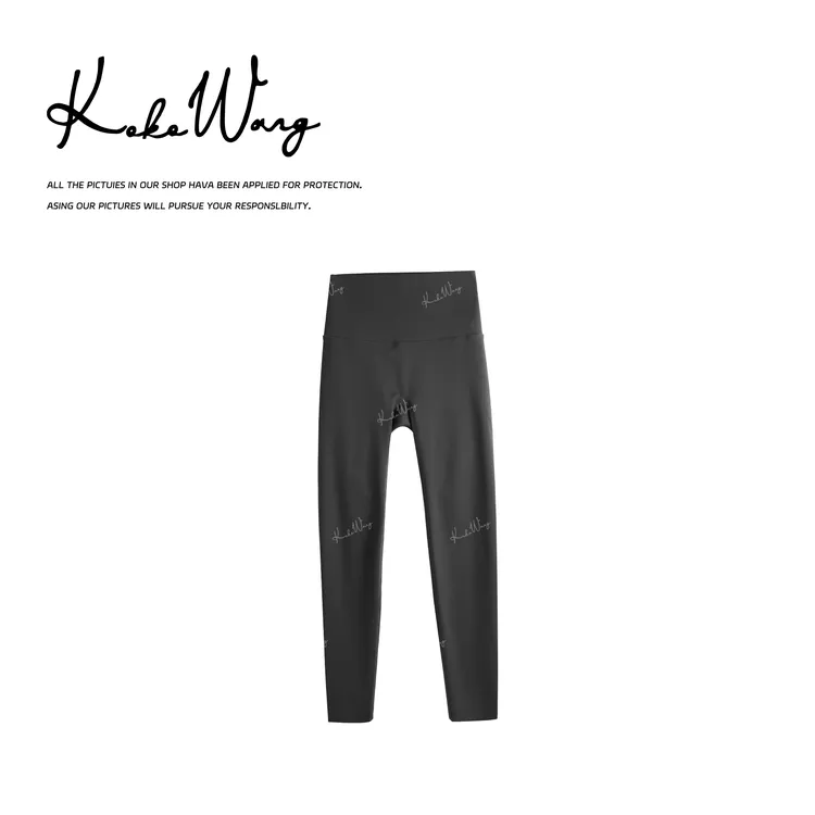 KOKO WANG【暖绒瑜伽裤】秋冬蜜桃臀运动轻塑磨毛瑜伽裤N1685I01K04