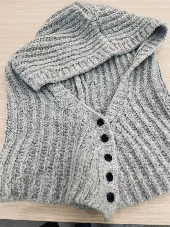 【套脖帽子1】百搭时尚针织帽