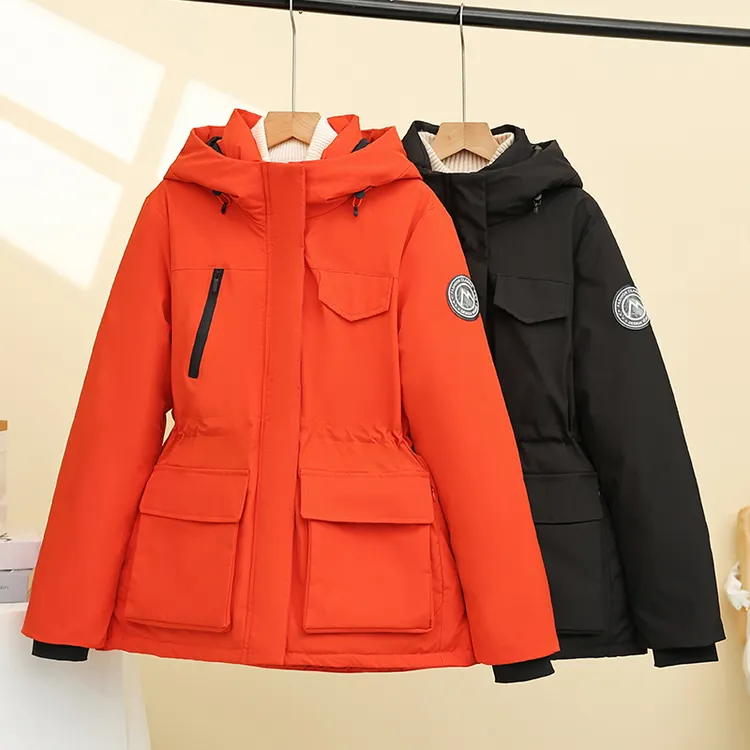 棉服女款爆款2025新款冬季棉袄中长款加厚时尚休闲女士棉衣外套