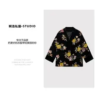 【啊浩私服】冬季加绒加厚新款时尚烫钻百搭休闲外套#1037